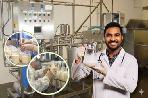 manish ji on front page with milk jug